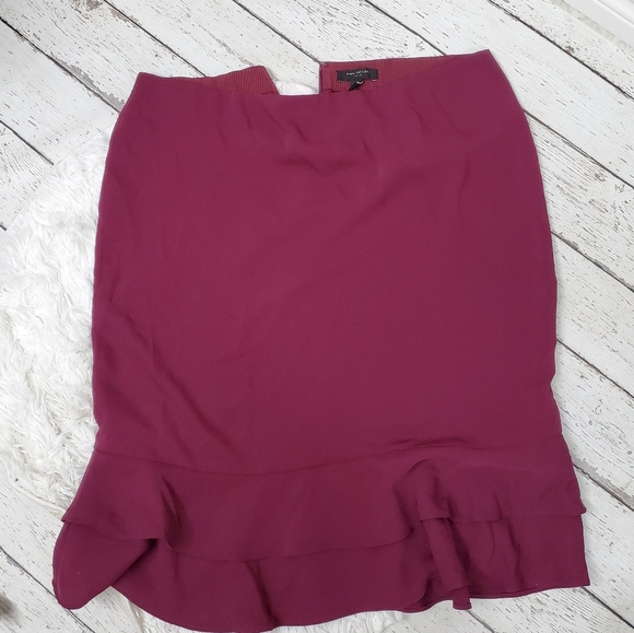 NWT  Ann Taylor  size 16 P burgundy - Picture 1 of 8